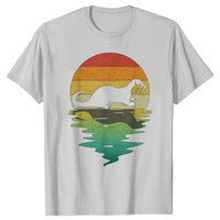 Tee-shirt gris petite loutre homme