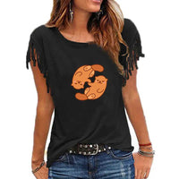 T-shirt pour femme loutre couple