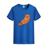 t-shirt loutre & son coquillage