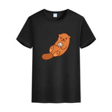 t-shirt loutre & son coquillage