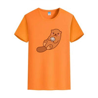 t-shirt loutre & son coquillage