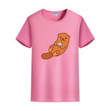 t-shirt loutre & son coquillage