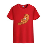 t-shirt loutre & son coquillage