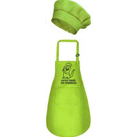 Tablier de cuisine Loutrement toquée vert