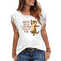 Tee-shirt Mets de la loutre dans ta vie