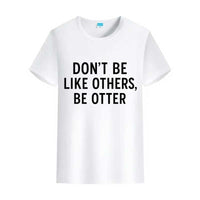 t-shirt loutre gravé 