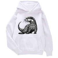 Sweat à capuche unisex Loutre fière