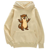Sweat petite loutre heureuse