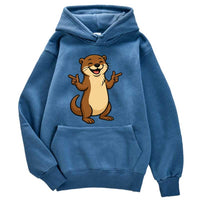 Sweat petite loutre heureuse