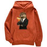Sweat à capuche Loutre biznessman