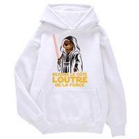 Sweat à capuche loutre de la force