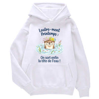 Sweat à capuche Loutrement Printemps - Petite Loutre