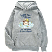 Sweat à capuche Loutrement Printemps - Petite Loutre