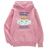Sweat à capuche Loutrement Printemps - Petite Loutre
