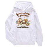 Sweat à capuche Loutre Ménage de Printemps - Petite Loutre