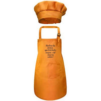 Tablier loutre slogan drôle orange