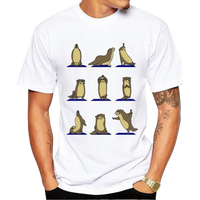 T-Shirt Loutre de Mer Yoga Homme