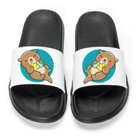 Claquette tong savate loutres double coquillage