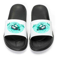 Claquette tong savate loutres au lac