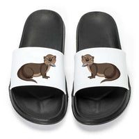 Claquette tong savate loutre à la pêche