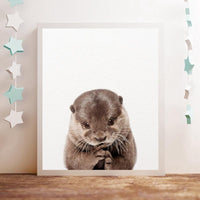 Poster Loutre Mignonne