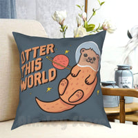 Housse de Coussin Loutre Astronaute - Petite Loutre