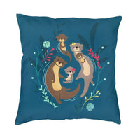 Housse de Coussin Loutre pour l'Environnement