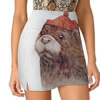 Short jupe loutre