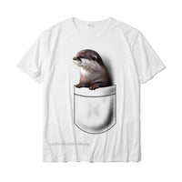 T-Shirt Loutre Géante & Plantes Aquatiques Homme - Petite Loutre