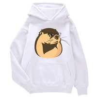 Sweat à capuche unisex loutre Monsieur Loutre