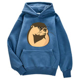 Sweat à capuche unisex loutre Monsieur Loutre - Petite Loutre