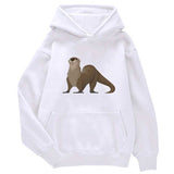 Sweat à capuche unisex Loutre Géante - Petite Loutre